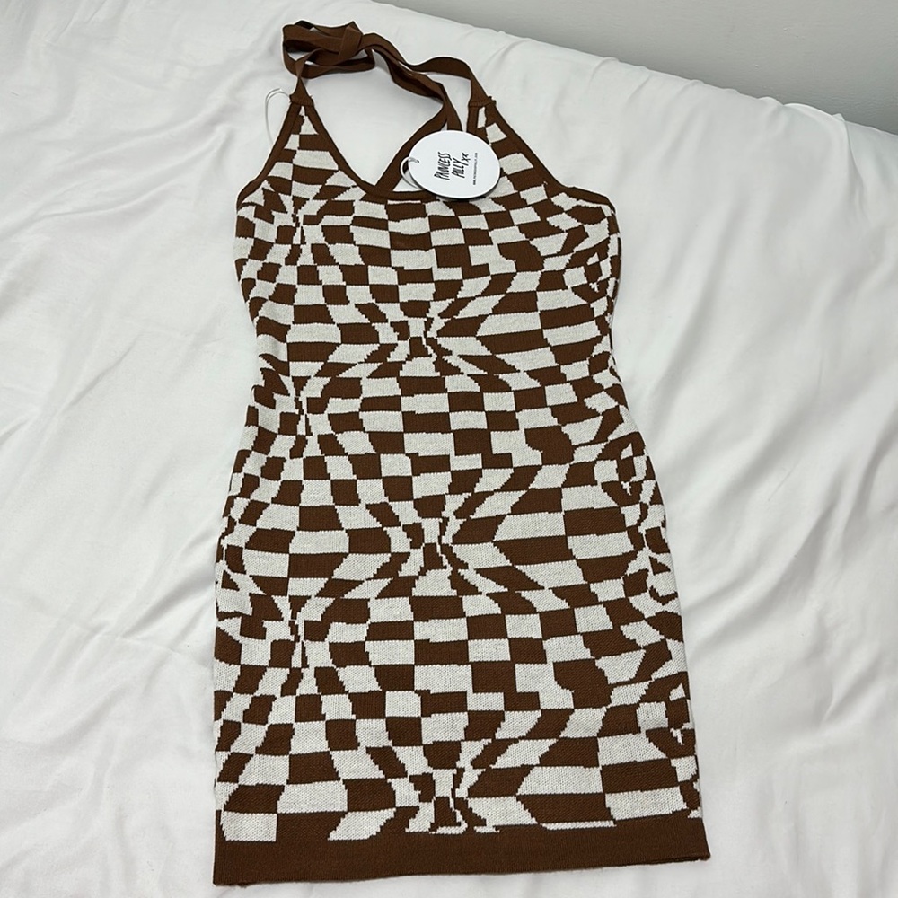 Princess Polly Brown Mini Dress (size S/M)